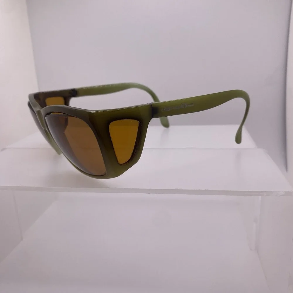 Bolle Sunglasses FRAME ONLY Wrap-Around Green Brown 826